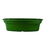 The HC Companies Akro Mils PAP20000B71C024LRT95 Panterra Oval planters, 20 in, Green