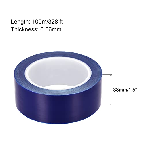 Image of MECCANIXITY Removable Protective Film, 1 1 /2 Inch x 328 Ft Surface Protective Scratch Film Roll for Furniture, Electrical Appliances, Blue