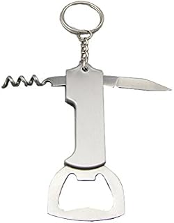 Tactical Multifunction Pocket Survival Tool Key Chain Bottle Opener Pocket Wine Bottle Opener