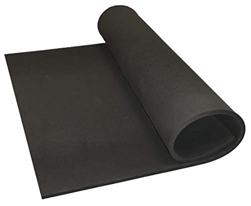 Black Neoprene Plain Sponge/Foam Rubber Sheet 297MM X 210MM (A4) X 3MM Thick