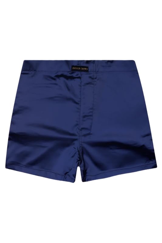 french crown Tranquil-Nile Blue Solid Subtle Sheen Super Soft Boxer-picture-19