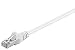 Produktbild CAT 5e Netzwerkkabel, F/UTP 2xRJ45 Stecker Gesamtschirmung: Folie CAT 5-0500 F/UTP WEISS 5m