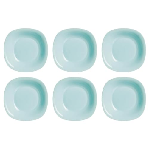 Luminarc Carine Turquesa 6 Plato Hondo Opal Apto Microondas Apto Frigorífico Reciclable
