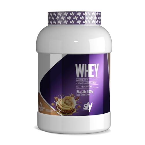 Proteína en Polvo Whey 2kg Leche Merengada | 38g Proteína y 9,93g BCAA por Batido | Whey Protein | SFY Nutrition