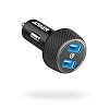 Anker PowerDrive Speed 2 39 W autolader, 2-poorts autolader met Quick Charge 3.0 en PowerIQ voor Samsung Galaxy/Note/S9…