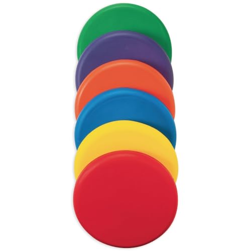 S&S Worldwide Spectrum Foam Discs Set of 6-8-1/4 inch Diameter