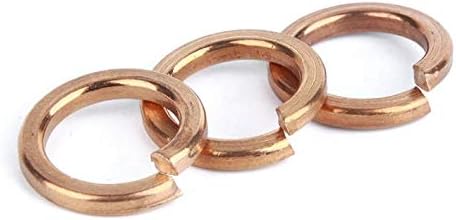 2pcs M12 M14 copper gasket spring pad bronze springs washers gaskets - (Inner Diameter: M14)
