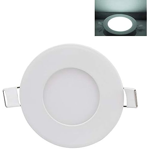 12W LED Recessed Ceiling Lights Round,6500K Cool White Ultra-Thin LED Panel Lights Spotlights,Round LED Downlights Ceiling Lighting for Living Room Bedroom Kitchen Bathroom Cover