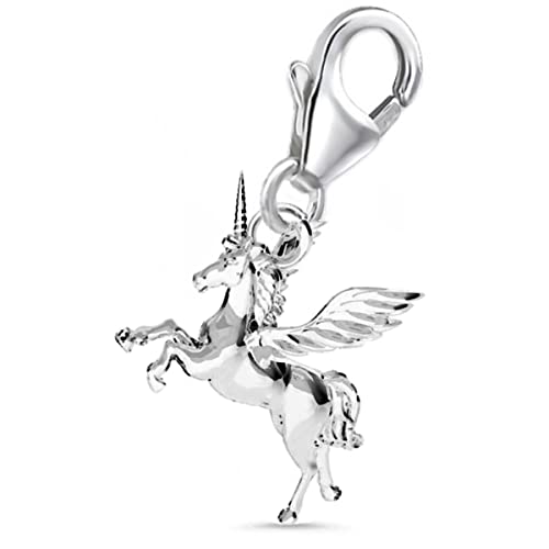 Colgante de mosquetón de unicornio para personalizar tu pulsera de cuentas diaria