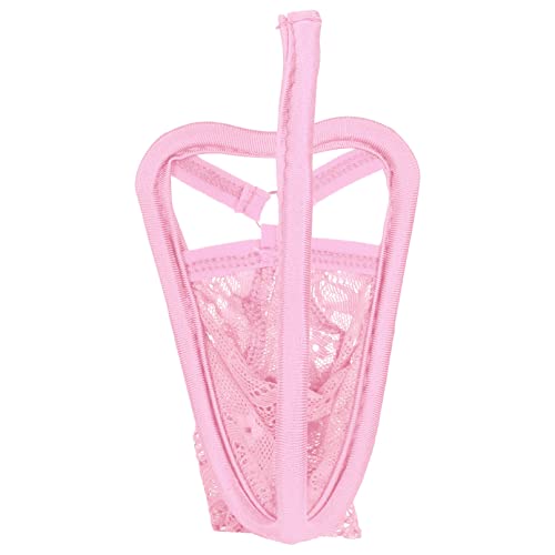 Sxiwei Men's C-String Bulge Pouch Sheath Underwear Open Front Thong G-String Sissy Panties Underpants2