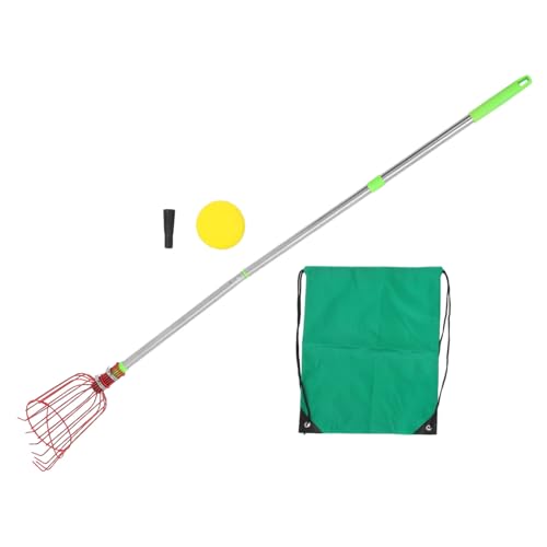 Homoyoyo Perche Télescopique à Fruits avec Panier Ajustable Outil De Cueillette pour Pommes Oranges Avocats Et Autres Fruits Ramassage Facile Et Sécurisé Hauteur