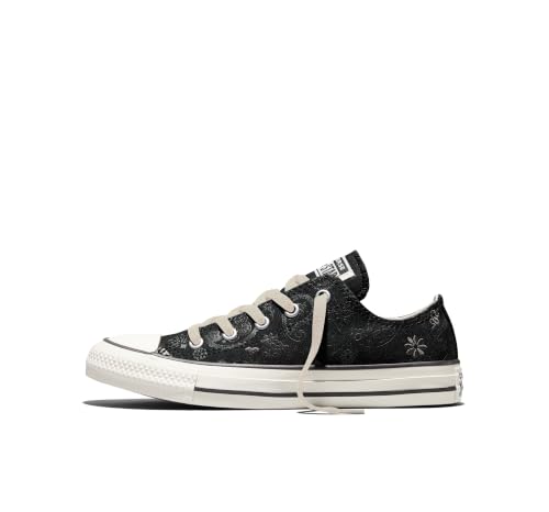 Converse Unisex, Chuck Taylor® All Star® Ox (Big Kid), Black/Dark Matter/Egret, 6, Medium, Big Kid by Converse - Used condition - Image 2