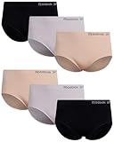 Qué precio tiene el poliéster: Descubre todo sobre su costo y beneficios Reebok Ropa interior para mujer - Bragas sin costuras de talla grande (paquete de 6), Negro/Rosa/Bronceado, 1X