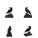 EASCHEER Raven On Rock Statue 3