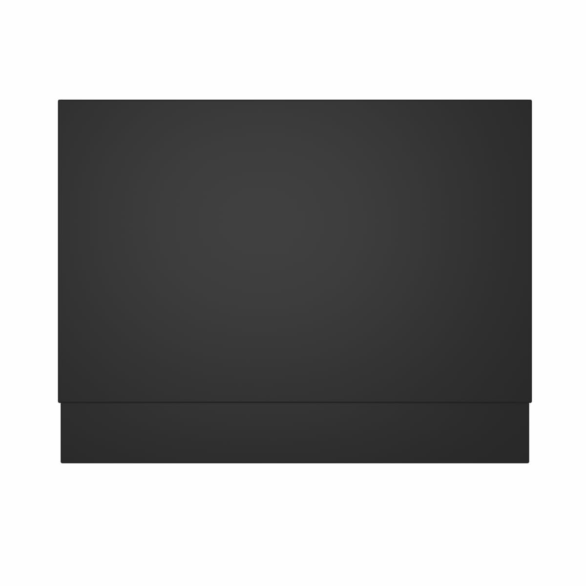 Aquariss Black 750Mm Bath End Panel 16Mm Mdf Painting Matte Adjustable Height For Bathroom Soaking Tub