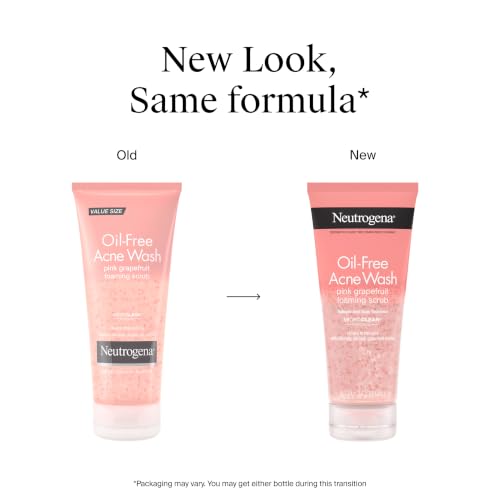 Neutrogena Oil Free Pink Grapefruit Acne Face Scrub, 6.7 oz - image 2