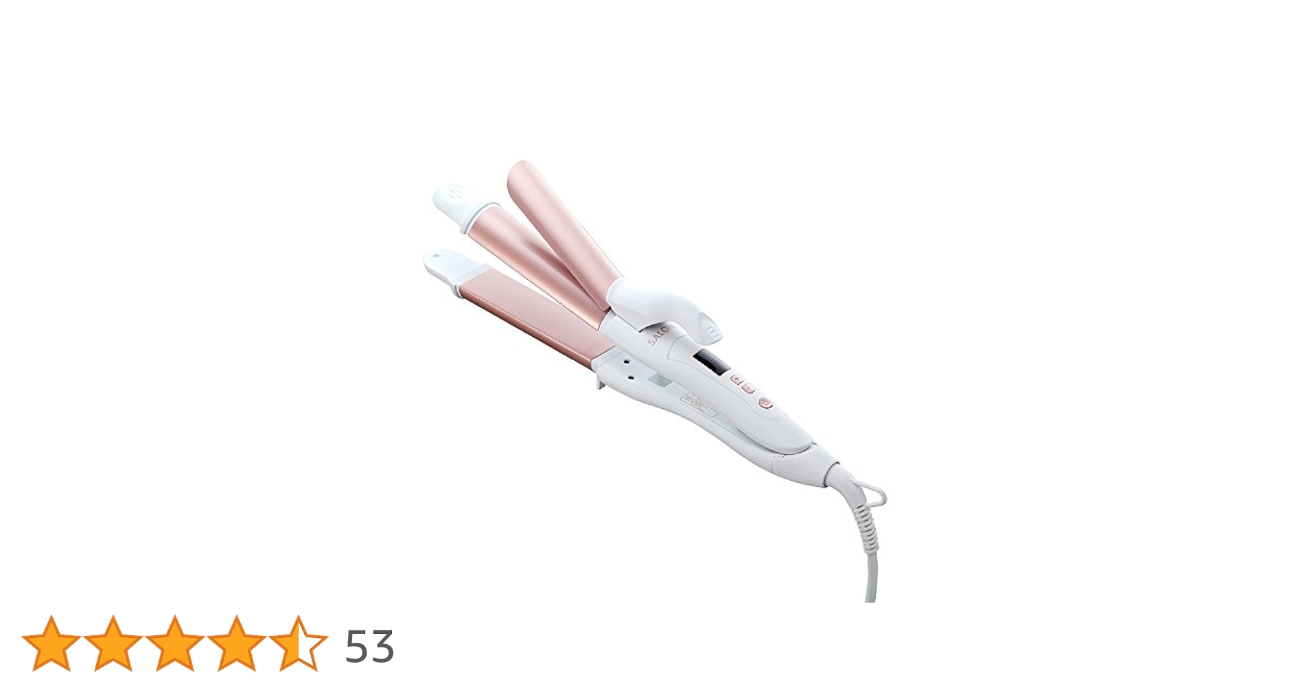 2WAYヘアドライヤーアイロン ピンク 数量限定】SALONIA24年秋冬限定色ドライヤー＆ヘアアイロン10月1