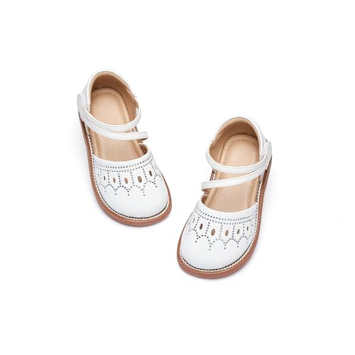 Image of Flaryzone Girls Sandals Closed Toe Summer Flats Dress Sandals Shoes Toddler /Little Kid