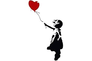 JMM Industries Banksy Balloon Girl Vinyl Decal Sticker