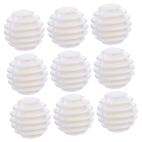 balacoo 10Pcs Indoor Striped Balls for Golf Practice and Training Lightweight Balls for Indoor Use for Beginners