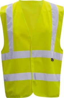 Hi Vis Yellow High Viz Visability Waistcoat Safety Vest Jacket (medium)
