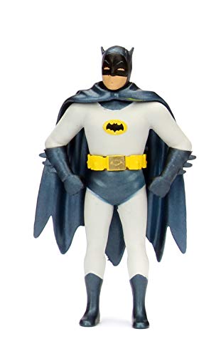 Jada- Batmóvil Coche Metal 1966 Classic Serie TV con Figura 1:24 coleccionismo, Color negro (253215001)