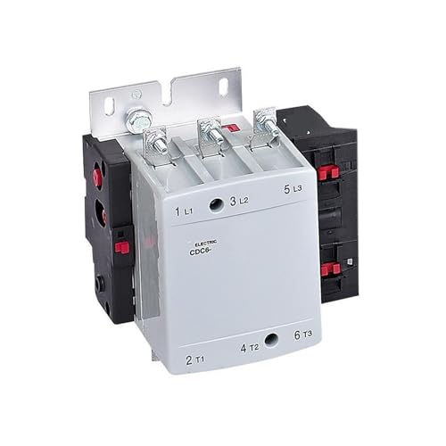 Contactor eléctrico de CA CDC6-225 380V evita cortes por fallos mecánicos en la red 50Hz