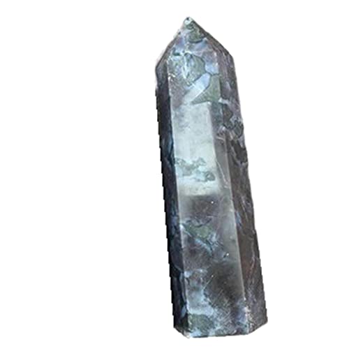 LQYXGS Decoración para el hogar con Piedras de Cristal Varita Negra de Cristal Cuarzo Natural