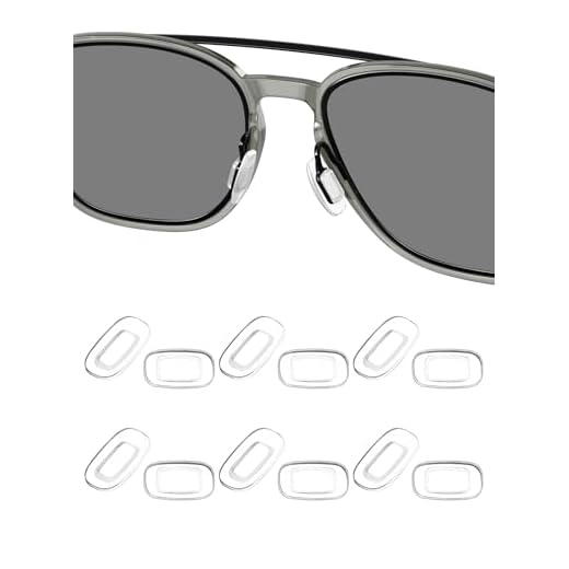 HILEEN 6 pares de almofadas de nariz push-in para Costa Del Mar South Point|Fernandina|Shipmaster|Ponce|Cook|Wader|Flagler|Wader; para Oakley Latch Key|Diecutter|Lugplate|Latch Alpha Óculos de sol -