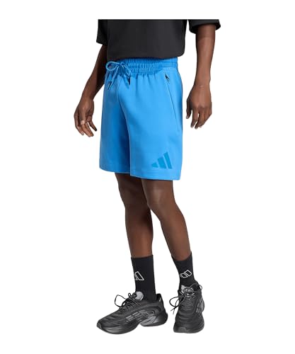 adidas Performance ZNE short bleu en maille double confortable