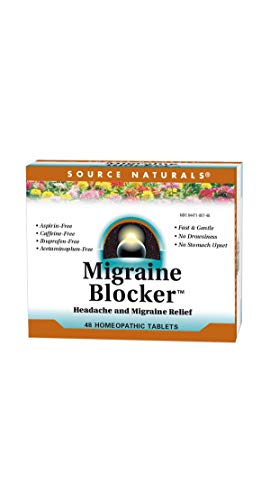 Source Naturals Migraine Blocker, Homeopathic Tablets, 48 tablets