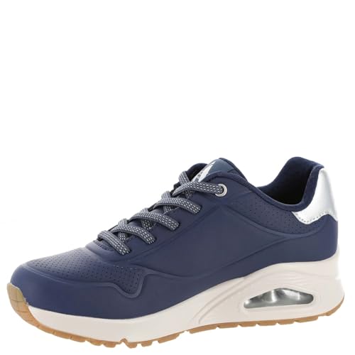 Skechers Womens Uno-Shimmer Away Navy/Rosegold 6.5 Medium by Skechers - Used condition - Image 5