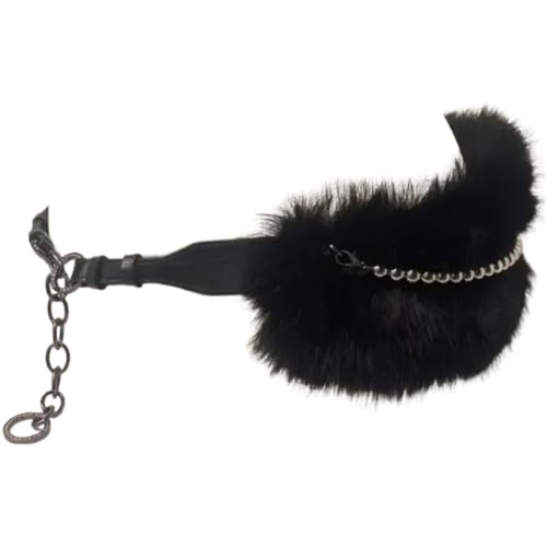 Ceinture en cuir peluche style punk de qualité supérieure et finitions soignées