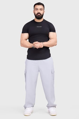 Image of Men's Crew Neck Slim Fit Gym Sports T-Shirt
