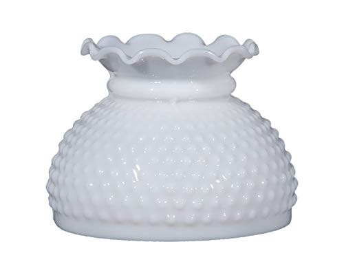 B&P Lamp 6" Opal Glass Hobnail Design Student Shade B&P Lamp 6" Opal Glass Hobnail Design Student Shade