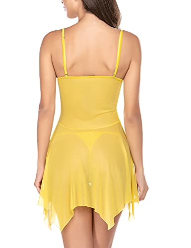 Image of Avidlove Lingerie for Women Lace Babydoll Sleepwear Boudoir Outfits Plus Size Langeray XS-5XL