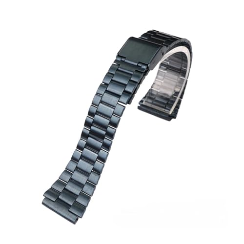 TVKSIPAR Correa De Reloj De Acero Inoxidable De 18mm Apta For Casio F-91W SGW400 F91W F84 F105 108 A158W 168 AE1200 1300 Pulsera For Hombres Y Mujeres Correas De Metal(Blue)