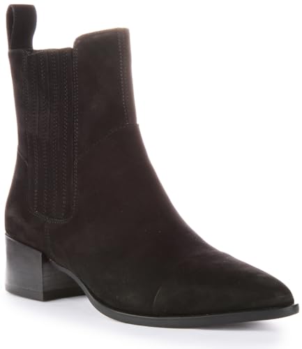 VAGABOND Marja Ankle Boots Black Suede, black, 6 US