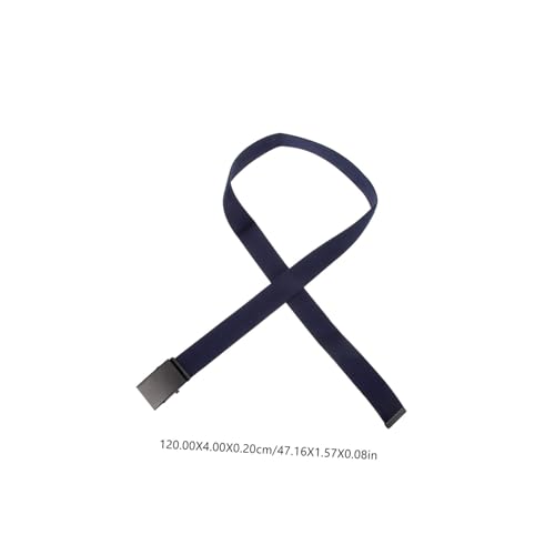 Hemoton Men Canvas Waist Belt Training Style and Comfortable for Daily Wear Suitable for Jeans and Formal Attire4