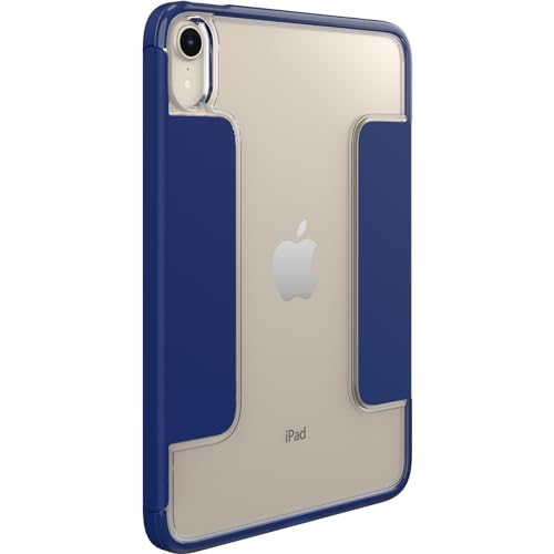 Image of OtterBox Symmetry 360 Elite Case for iPad mini 8.3 inch (6th-7th Gen), Slim Protective Folio with Clear Back, Adjustable Stand & Apple Pencil Holder, Drop Protection (Yale)
