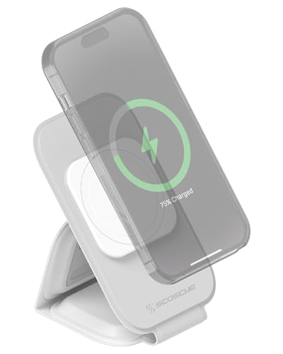 Station de charge sans fil double pliable et compacte Scosche MagicMount