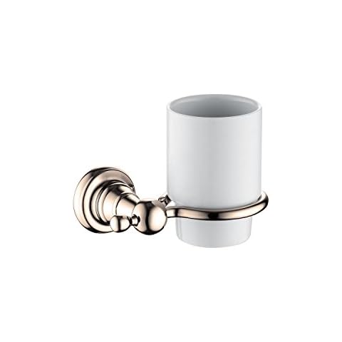Bristan N2 Hold G Brass Tumbler and Holder Cover