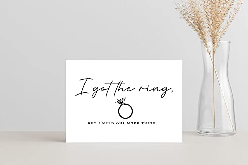 Emily gift I Got The Ring But I Need One More Thing - Funny Wedding Party Card - Bridal Card - Maid Of Honor Proposal Card4