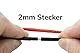 Med-Fit TENS-Kabelpaket mit 2 hochwertigen flexiblen TENS-Kabeln mit 2-mm-Stiftverbindern