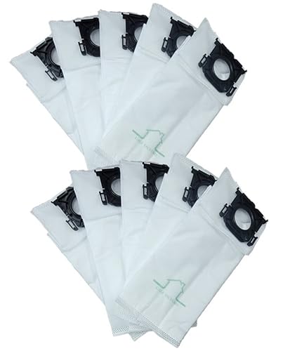10 Replacement K3 HEPA Bags For Sebo AirBelt K Series Canister Vacuum Cleaners. Replaces 6629AM, 6695AM, 6629A1, 6629A2, 52-2465-01