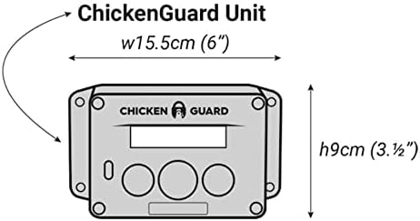 ChickenGuard Automatic Chicken Coop Door Openers, Timer/Light-Sensor, Auto-Stop Safety Feature (Extreme)