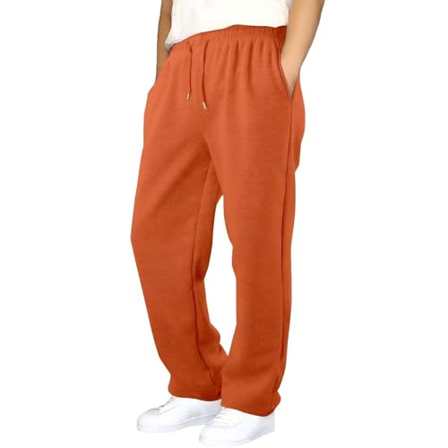 Boys’ Baggy Sweatpants, Straight Leg Bottom Jogger Pants, Loose Fit Athletic Casual Sweat Pan3