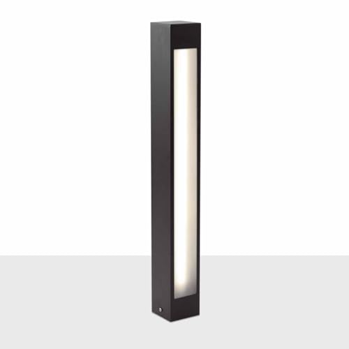 Poste Balizador de Jardim Externo p/LED Tubular T8 Starlumen ST2946 (Marrom)