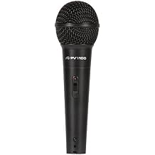 Peavey 577810 PVi 100 1/4 Dynamic Cardioid Microphone with 1/4 inch Cable, 8.50 x 3.80 x 10.50 inches