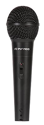 Peavey PVi 100 XLR Dynamic Cardioid Microphone with XLR Cable, 8.50 x 3.80 x 10.50 inches (577800)